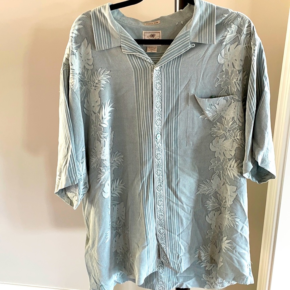 XL luau silk shirt